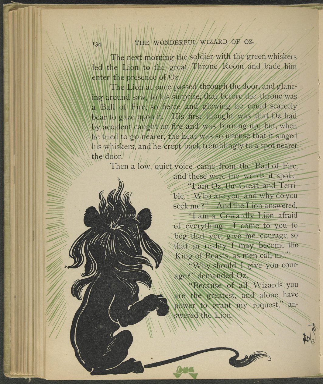 Illustrazione da "Il meraviglioso mago di Oz" di Lyman Frank Baum da William Wallace Denslow
