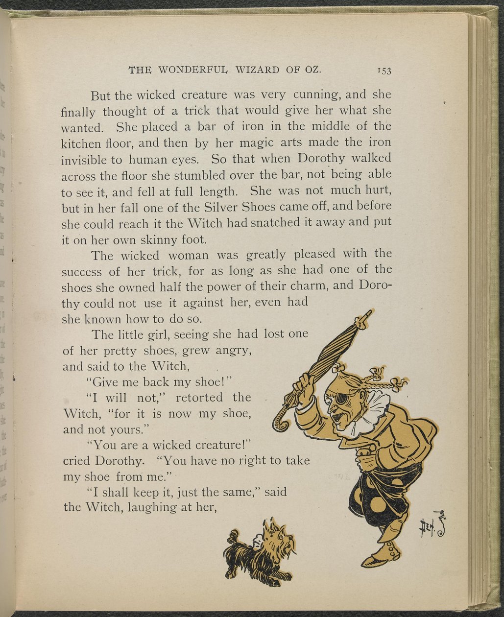 Illustrazione da "Il meraviglioso mago di Oz" di Lyman Frank Baum da William Wallace Denslow