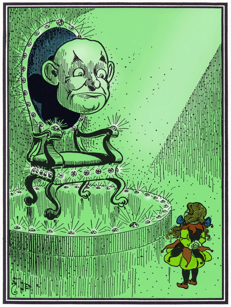 "Il mago di Oz". Illustrazione di W. Denslow per il racconto di Lyman Frank Baum (USA) da William Wallace Denslow