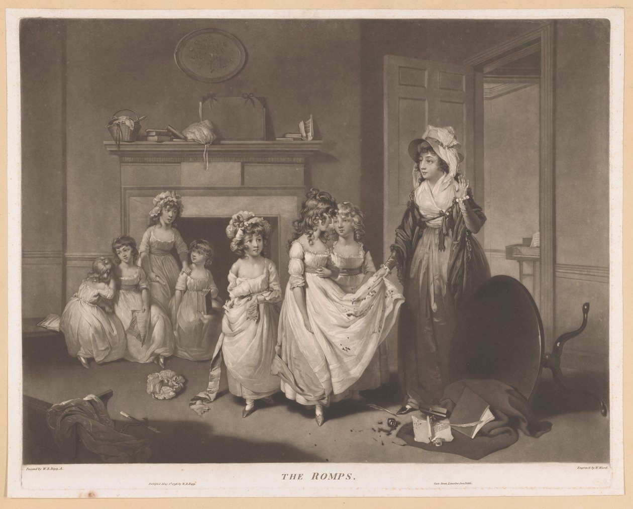 Inchiostro sul vestito di una delle ragazze da William Ward