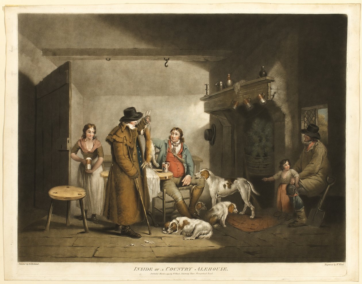 Interno di una locanda di campagna da William Ward