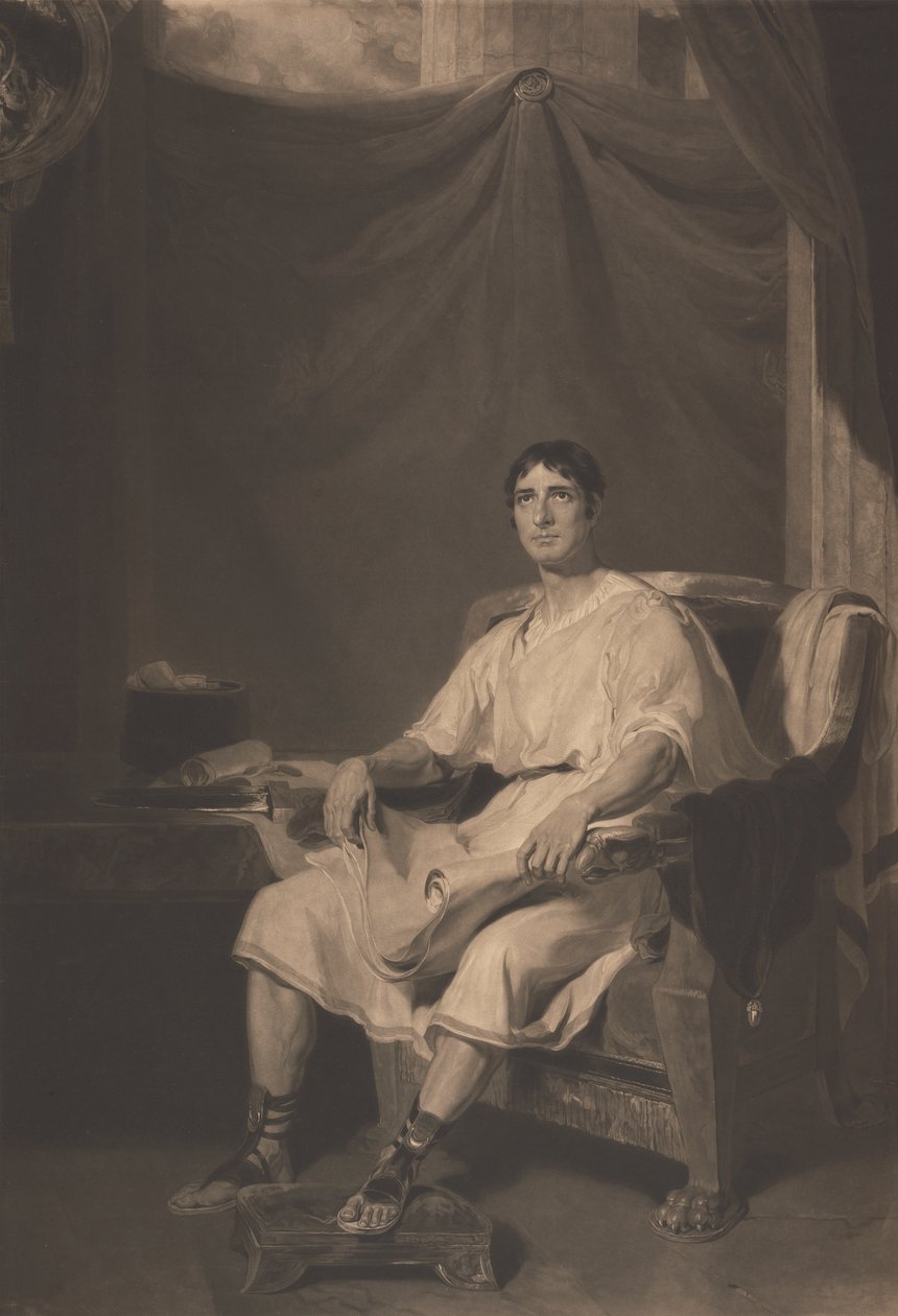 John Philip Kemble come Catone da William Ward