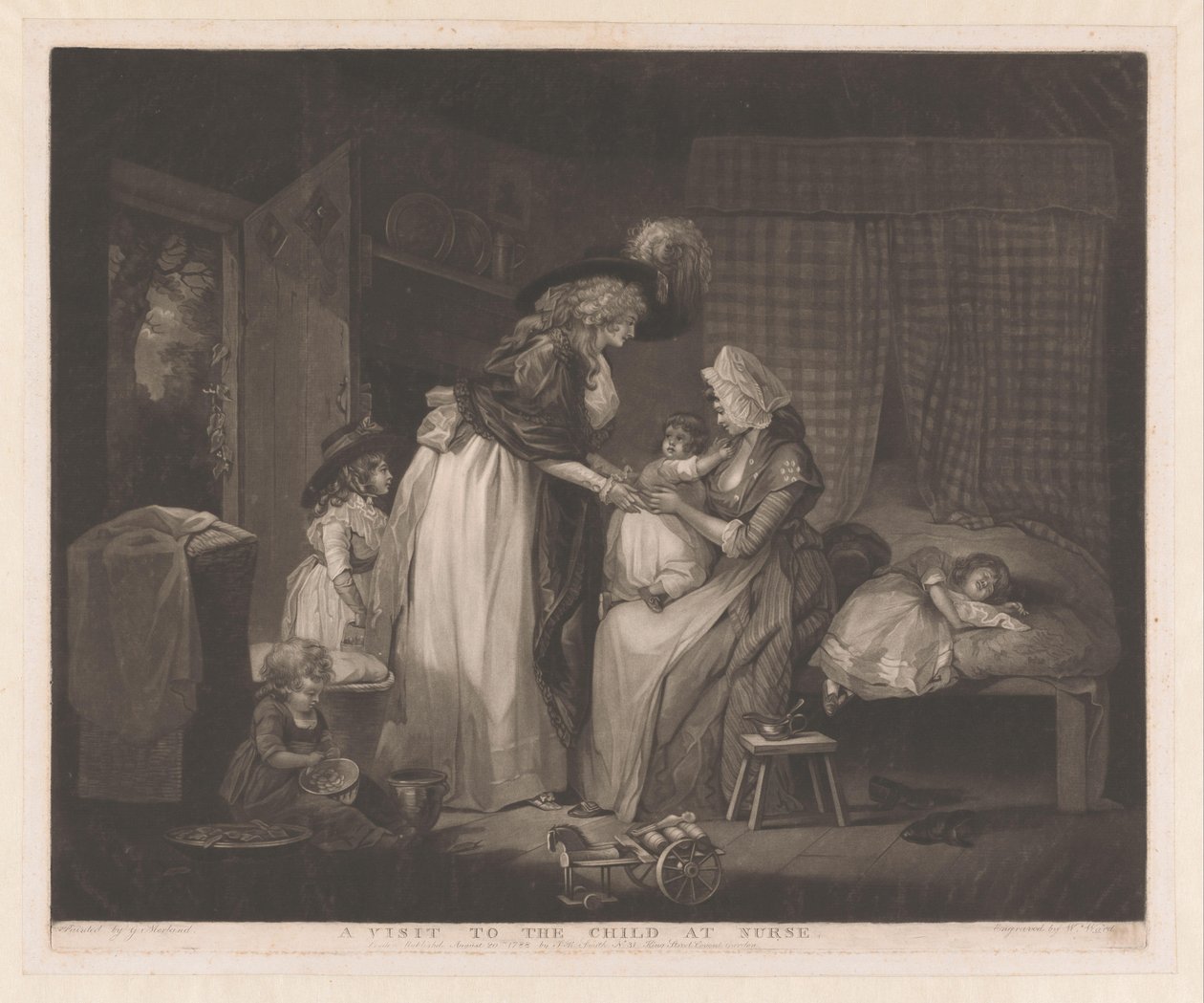 Visita al bambino dalla balia da William Ward