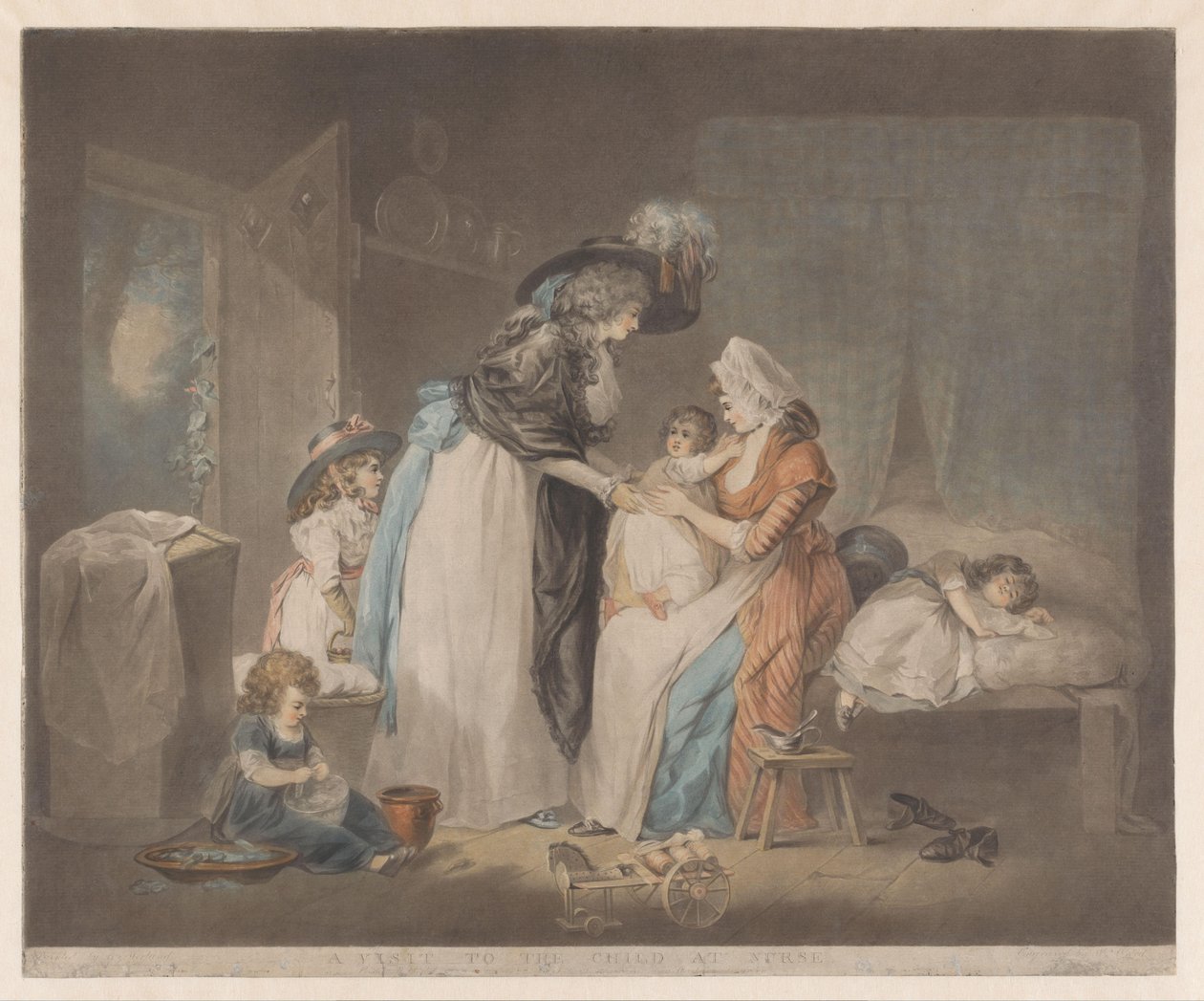 Visita al bambino dalla balia da William Ward