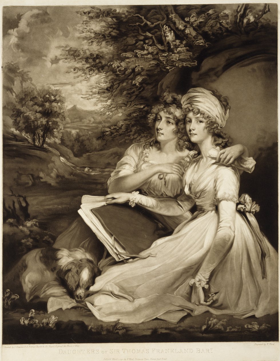 Le figlie di Sir Thomas Frankland, Baronet, 1797 da William Ward