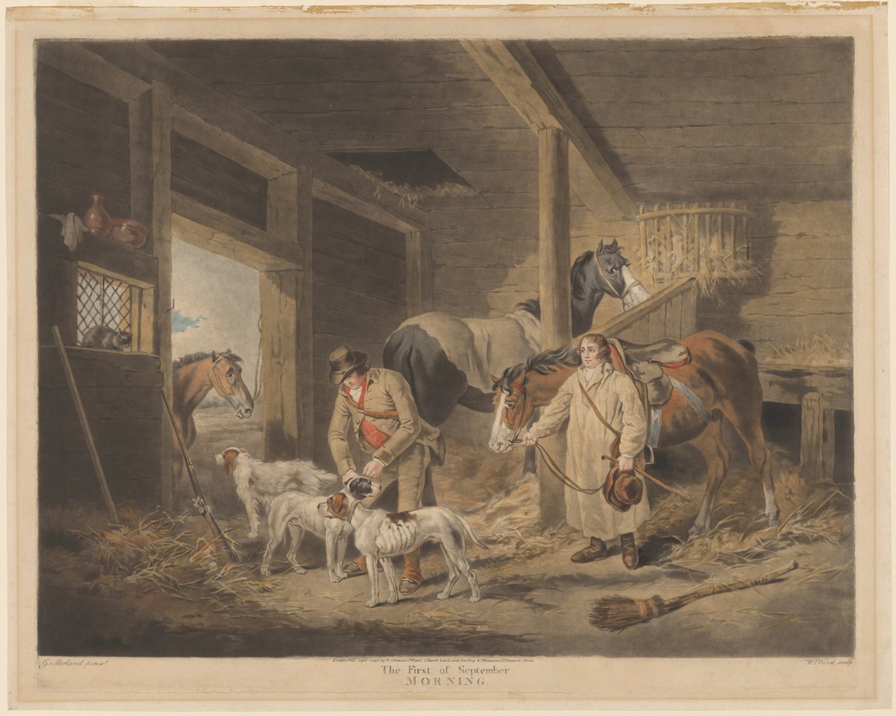 Il primo di settembre, mattina da William Ward after George Morland