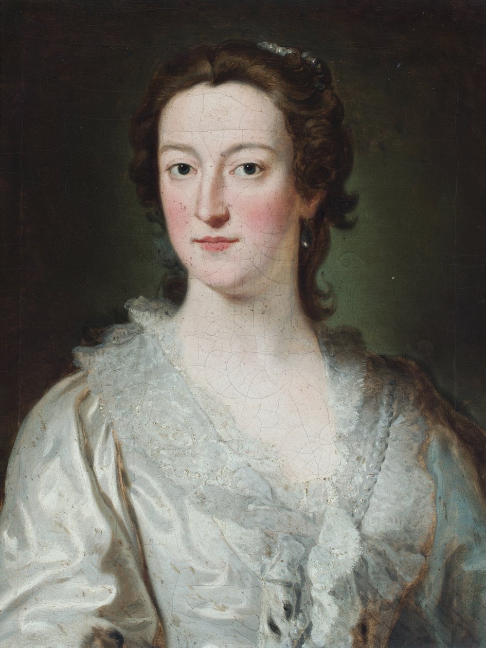 Ritratto di Elizabeth Percy, duchessa di Northumberland (olio su tela) da William Webster Hoare