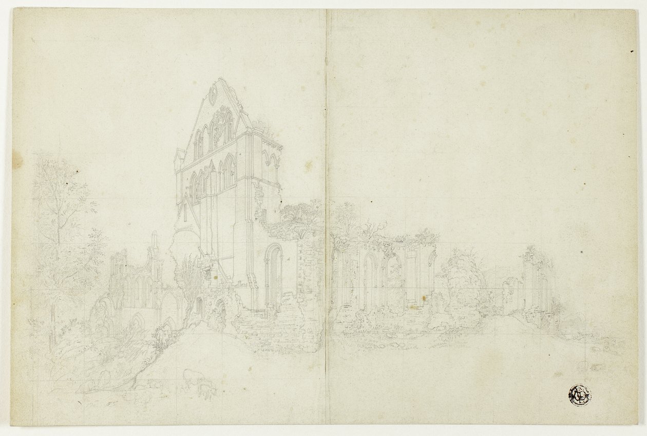 Abbazia di Byland, Yorkshire da William Westall