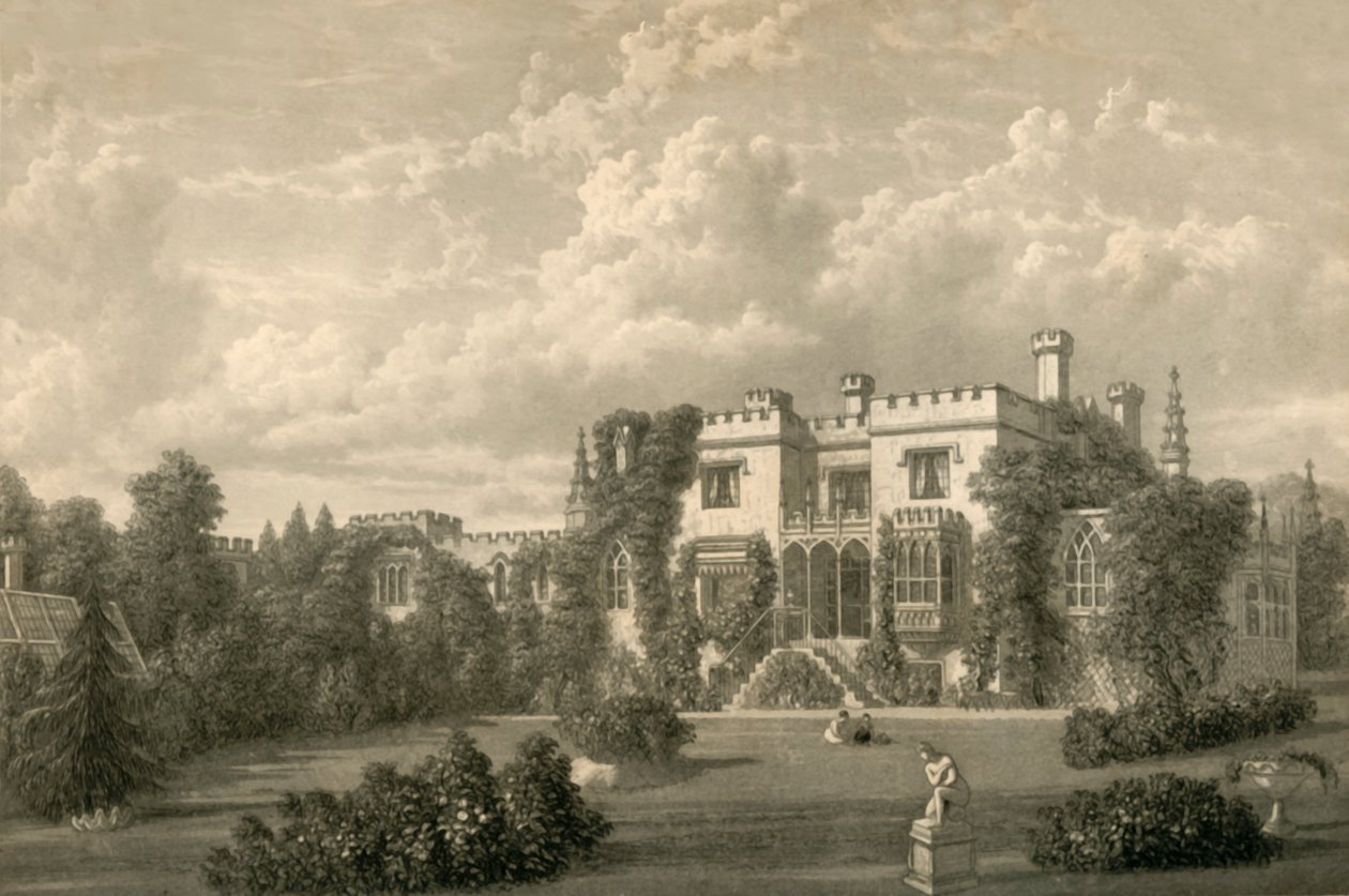 Saxonbury Lodge, 1835 da William Westall