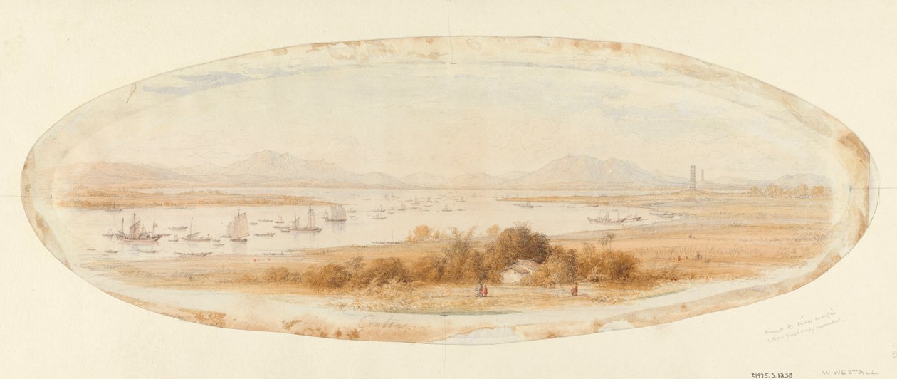 Whampoa e il Fiume Canton da William Westall