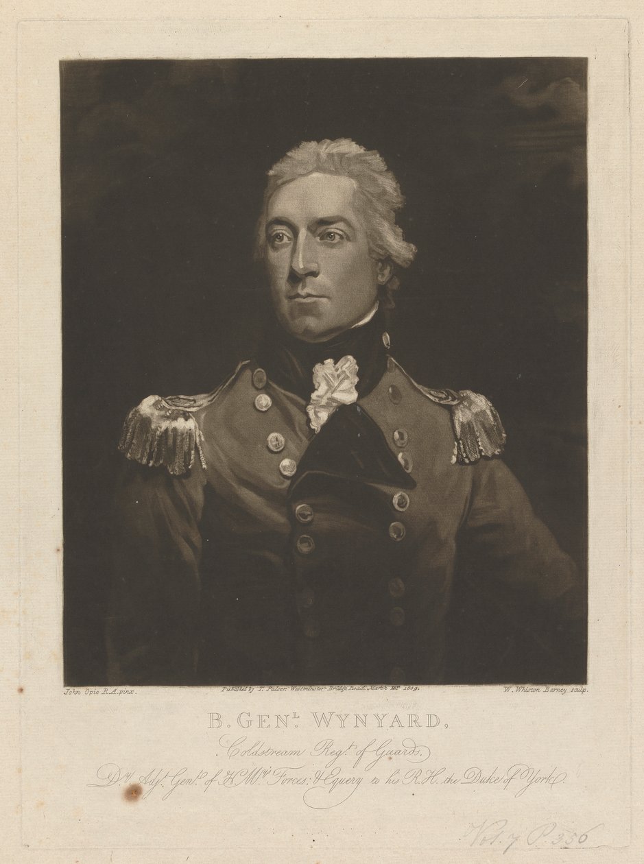Tenente Generale William Wynyard da William Whiston Barney