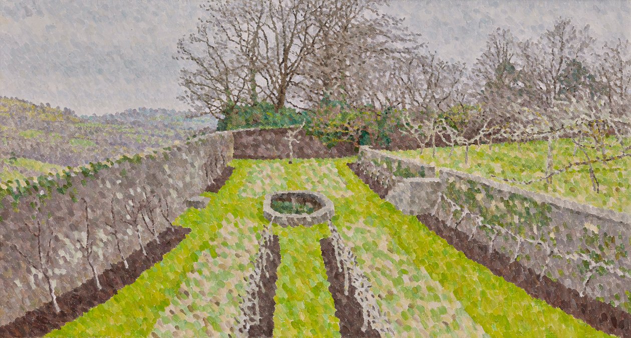 Giardino della piscina, inverno da William Wilkins