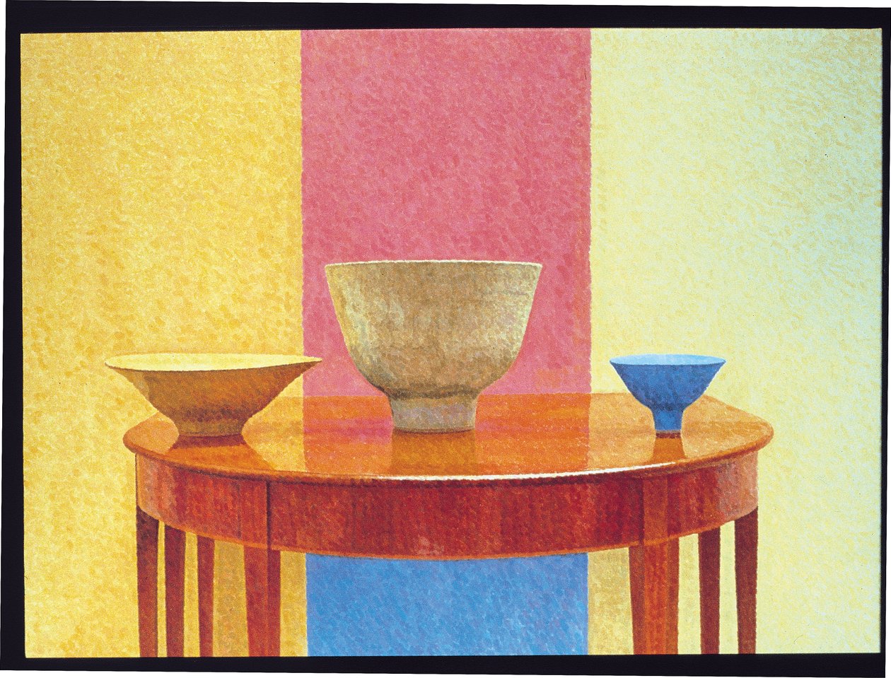 Natura morta, tre ciotole di Lucie Rie da William Wilkins