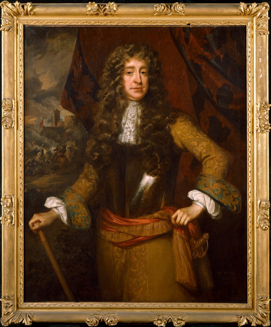 Uomo sconosciuto chiamato Guglielmo III da William Wissing or Wissmig