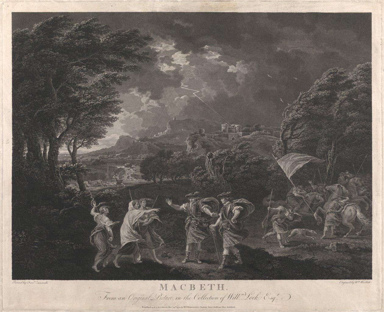 Macbeth e le Streghe da William Woollett