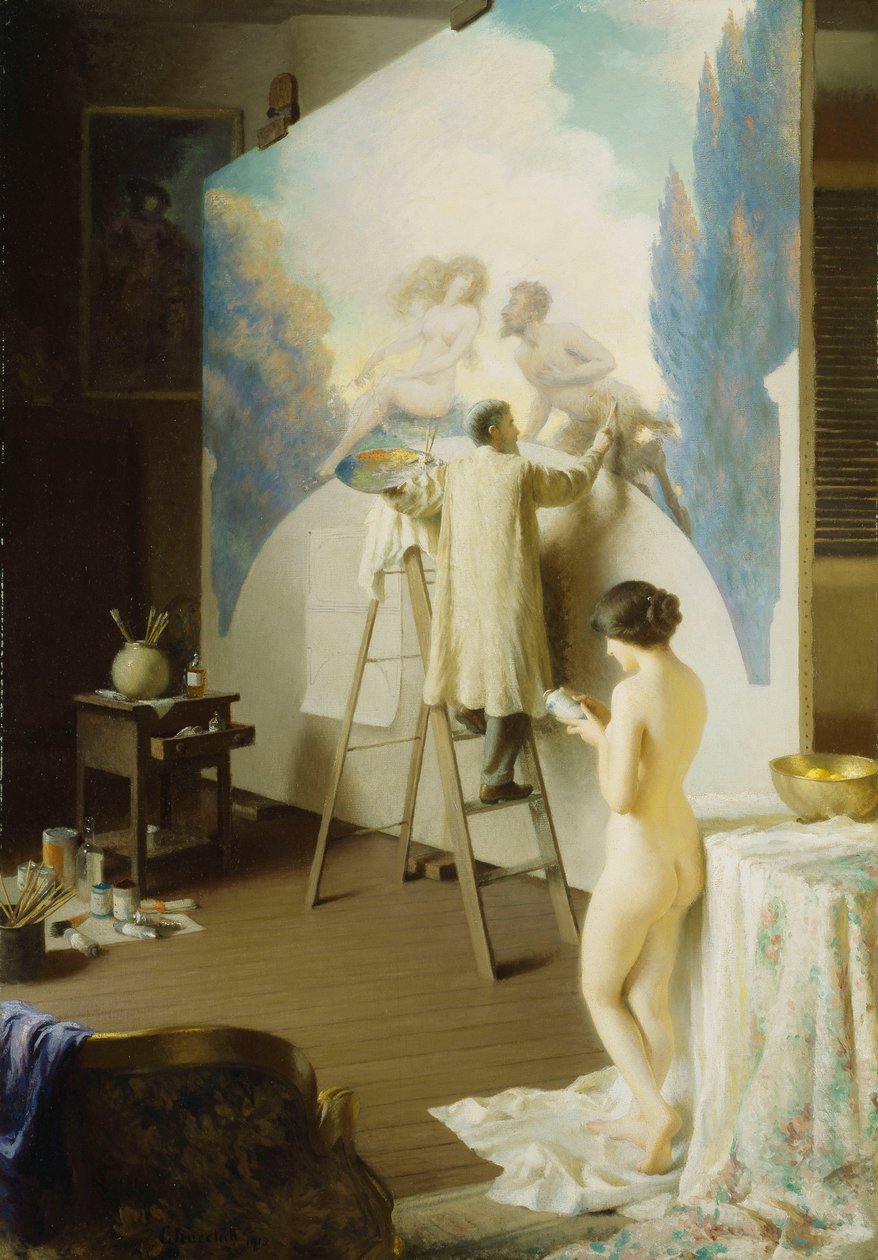 Il pittore, 1913 da William Worcester Churchill