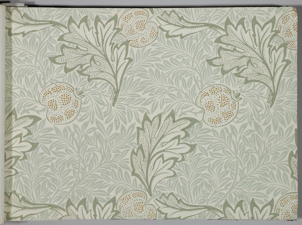 Campione di carta da parati, prima del 1917 da William and Company Morris