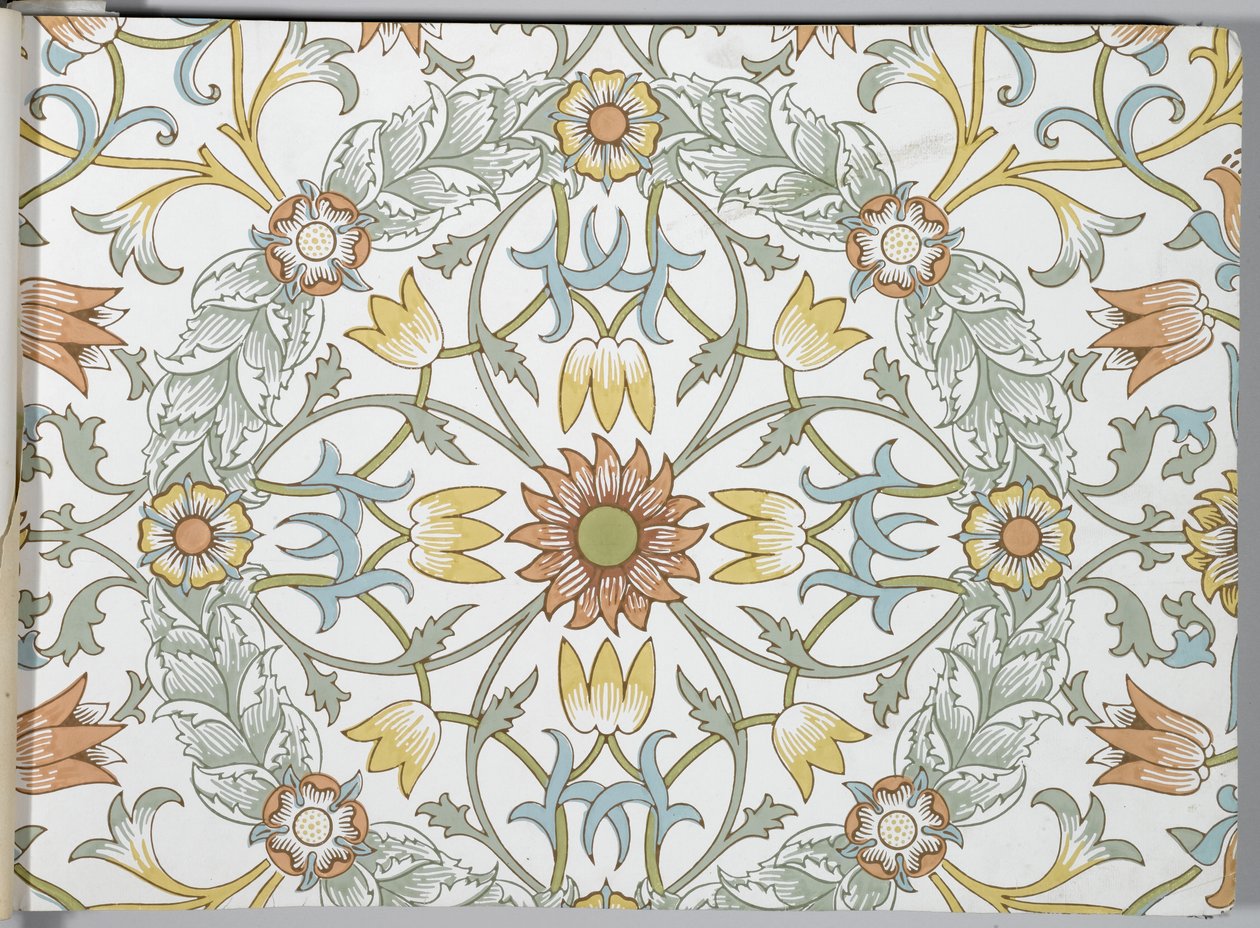Campionario di carta da parati, prima del 1917 da William and Company Morris