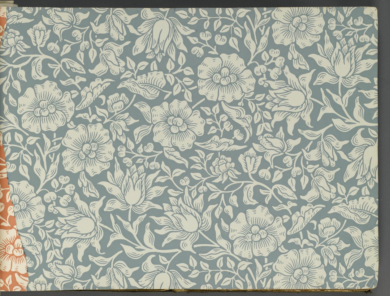 Libro di campioni di carta da parati, prima del 1917 da William and Company Morris