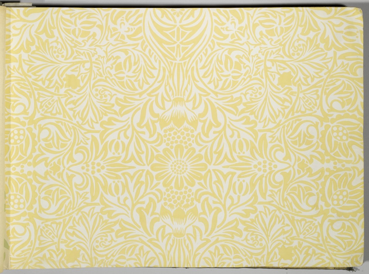 Libro di campioni di carta da parati, prima del 1917 da William and Company Morris