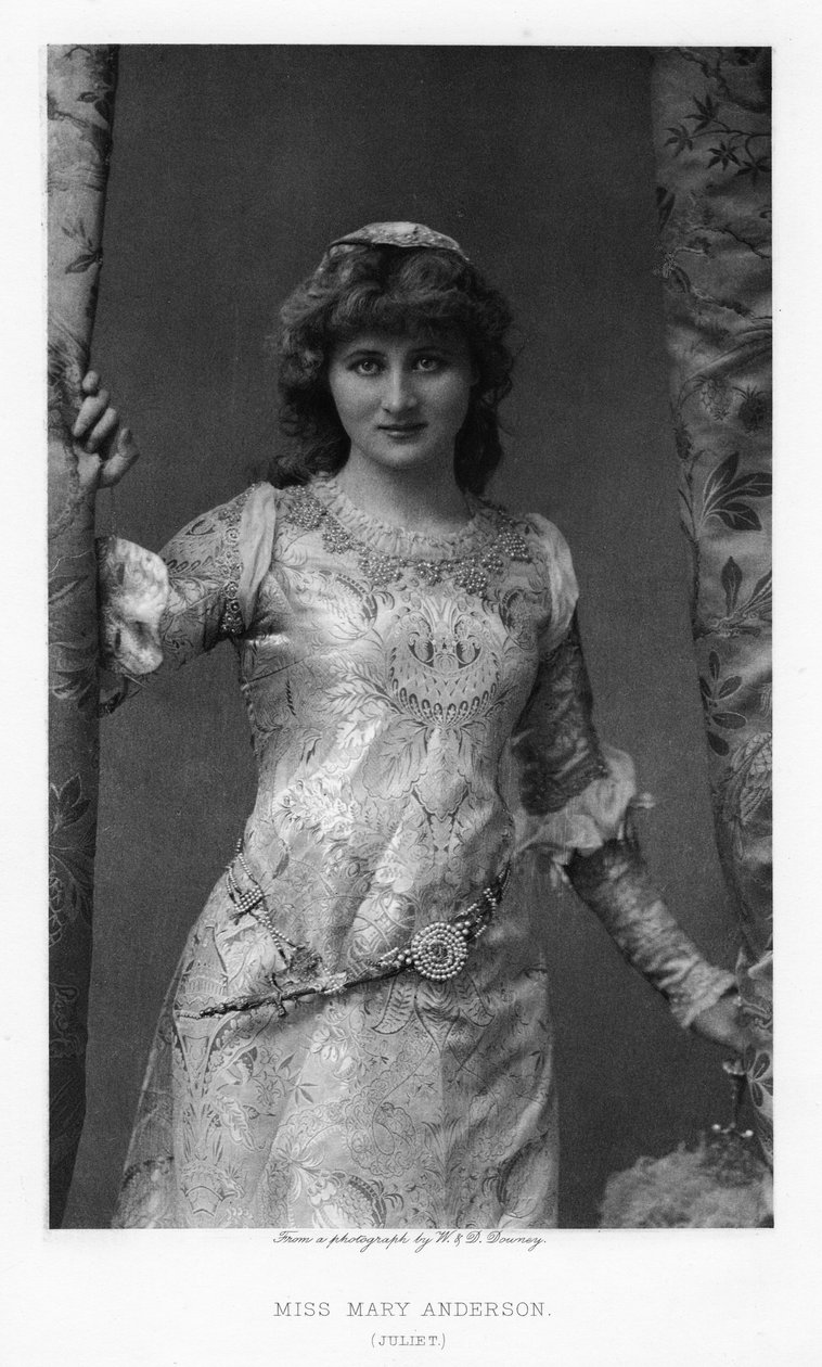 Mary Anderson, attrice americana da William and Daniel Downey