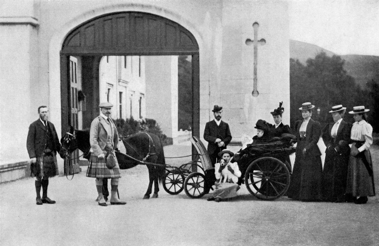 La visita dello Zar a Balmoral, 1896 da William and Daniel Downey