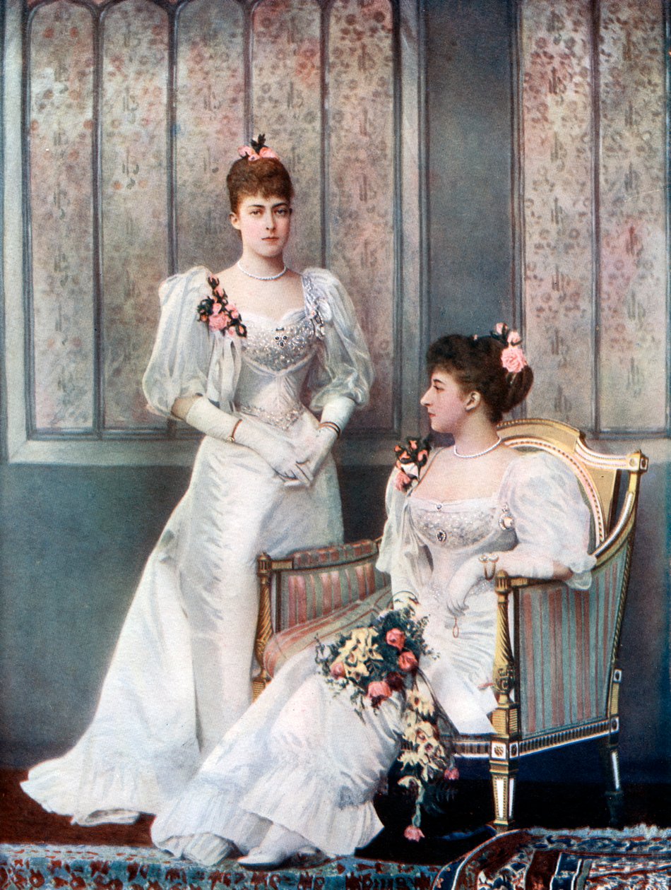 La Principessa Vittoria e il Principe Carlo di Danimarca, fine XIX secolo da William and Daniel Downey