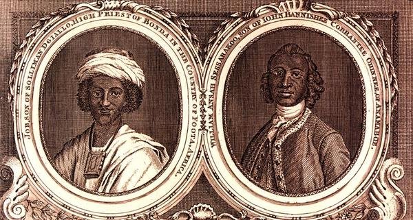 Job, figlio di Solliman Dgiallo, Sommo Sacerdote di Bonda nel paese di Foota, Africa e William Ansah Sessarakoo, figlio di John Bannishee Corrantee Ohinnee, di Anamaboe da William of Bath (after) Hoare