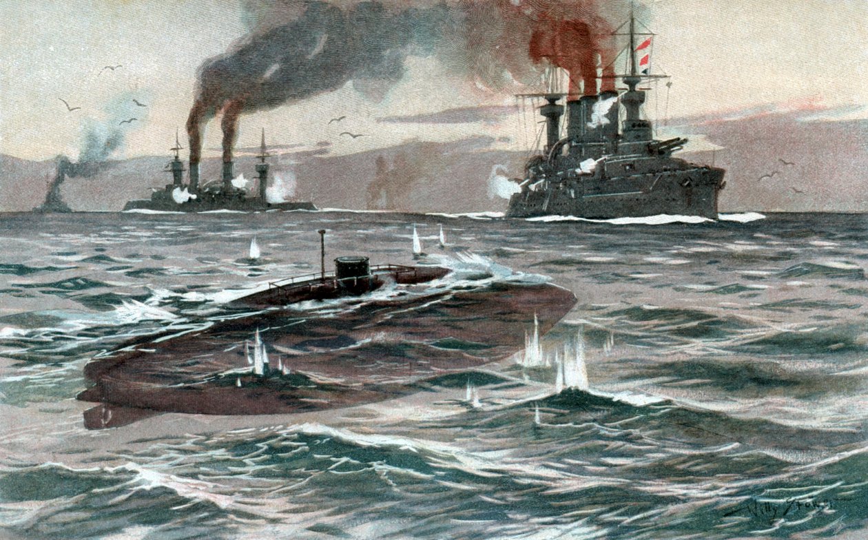 Sommergibile, c1905 da Willy Stöwer