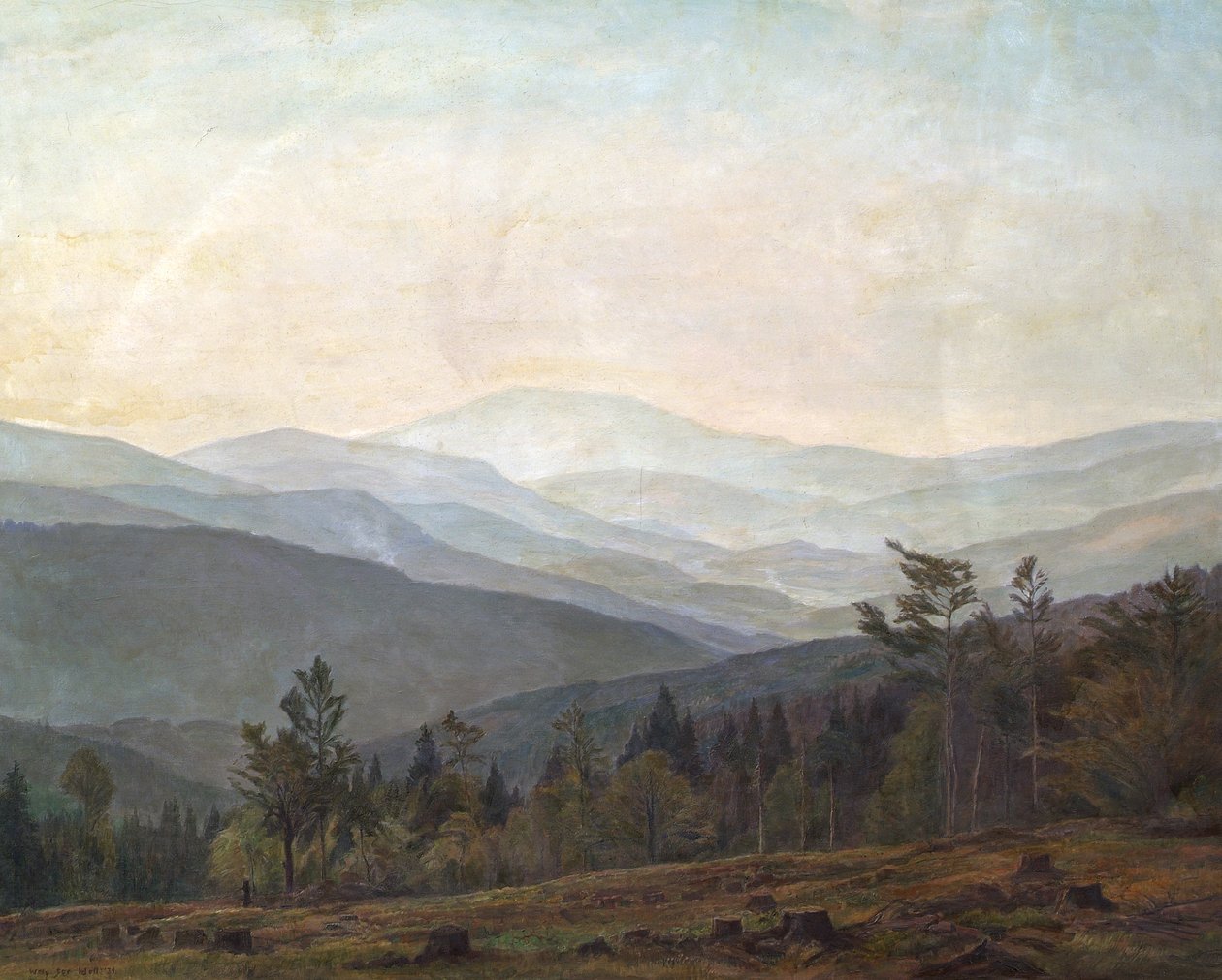 Paesaggio bavarese da Willy ter Hell