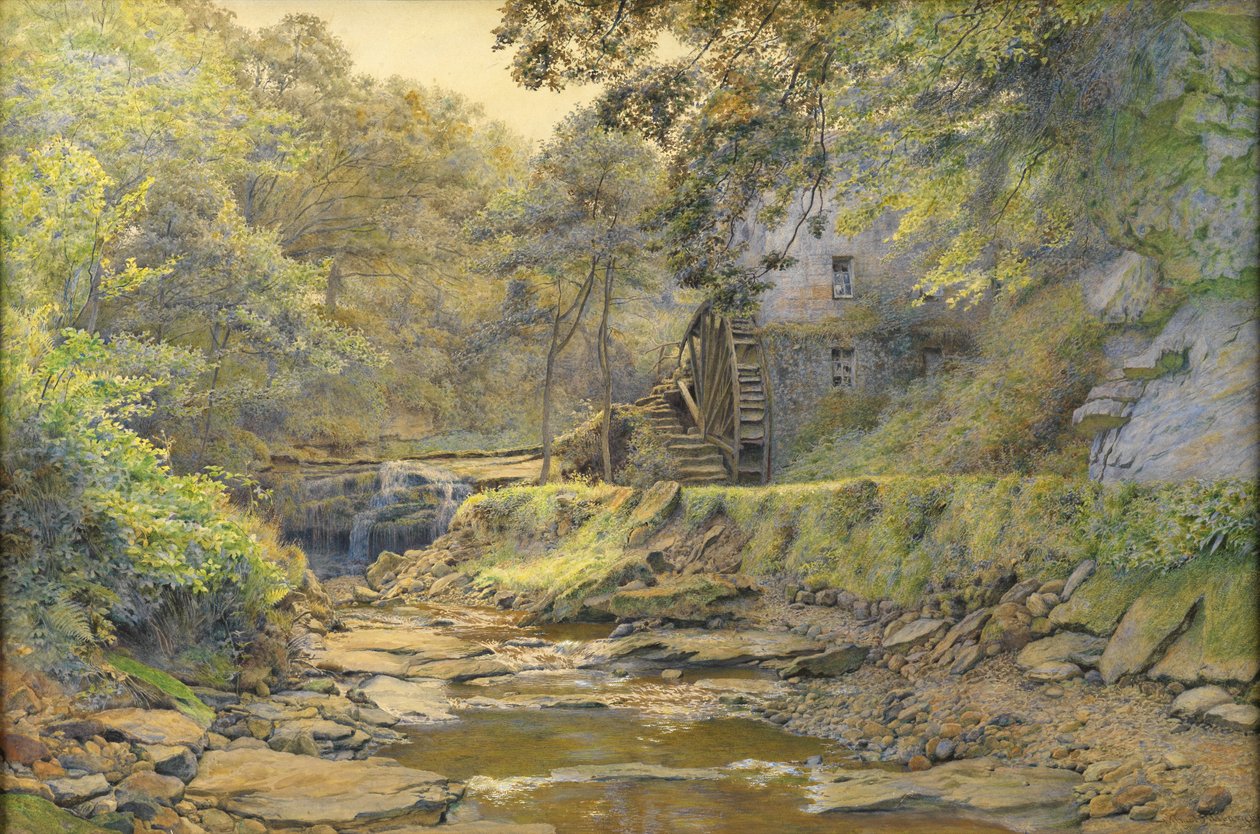 Un mulino dello Yorkshire, 1886 da Wilmot Pilsbury
