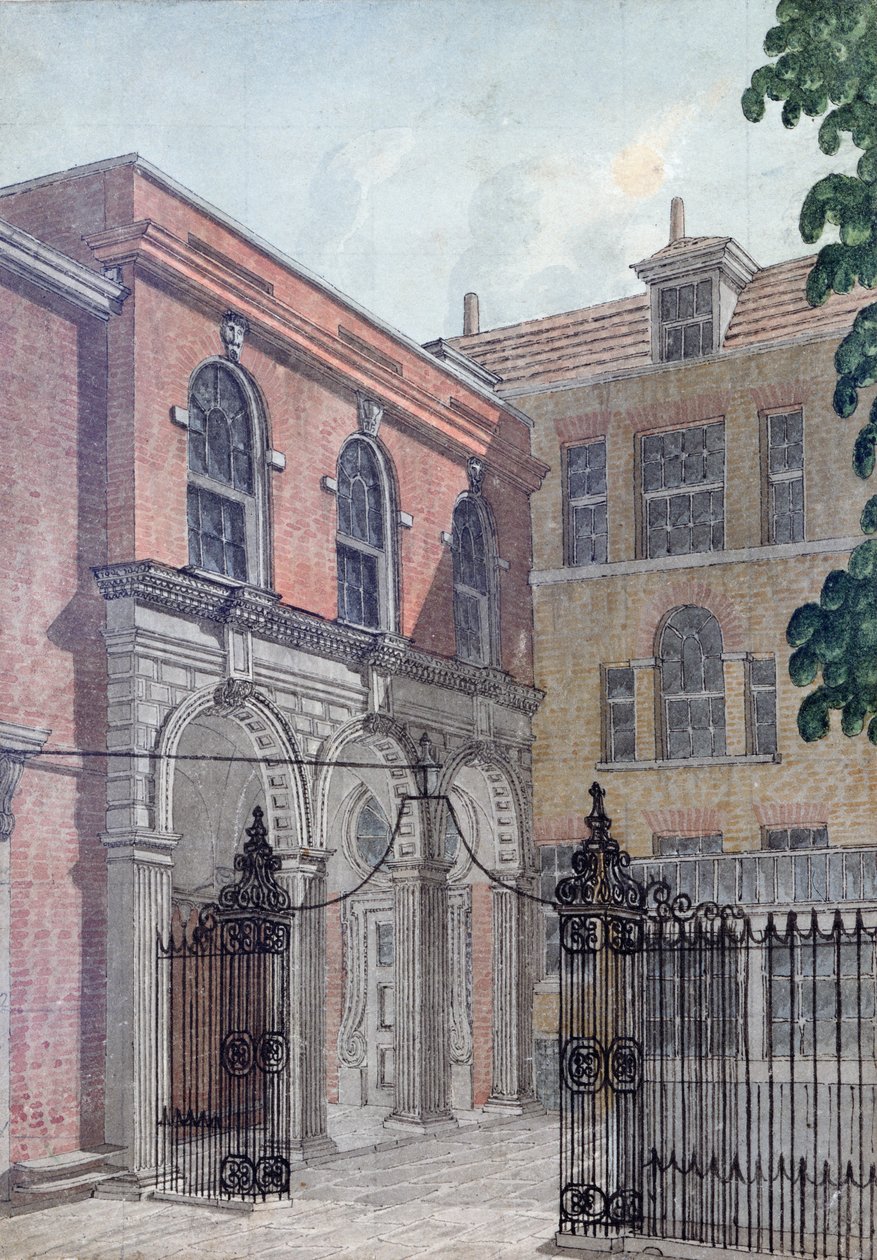 Il Cortile Interno della Vecchia Sala dei Salters, 1750 da Wilson