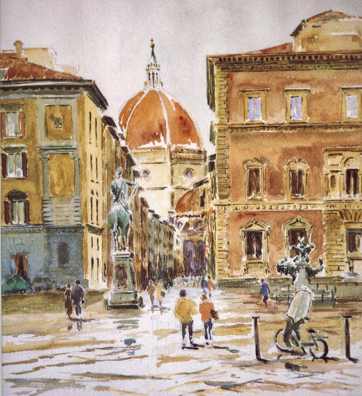 Piazza SS Annunziata, pioggia che si dirada da Wilson Clive