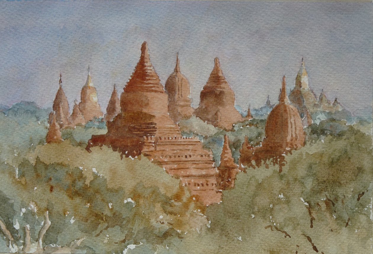 Alba a Bagan, verso Ananda da Wilson Clive