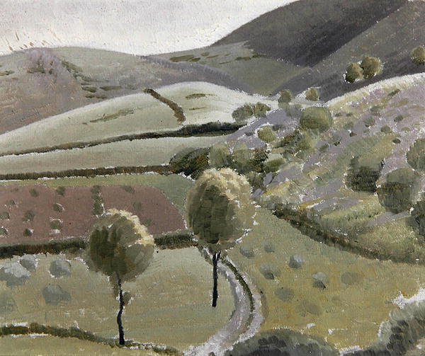 Paesaggio italiano vicino al Lago di Piediluco, c.1920-23 da Winifred Knights