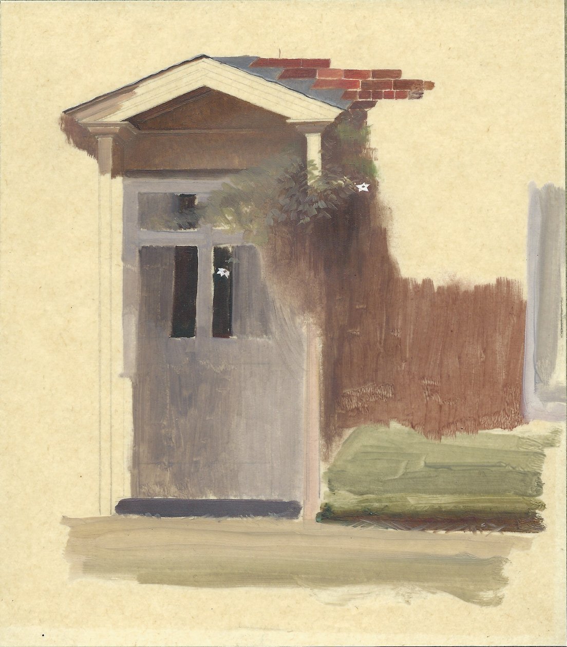 La porta principale della fattoria Line Holt da Winifred Knights