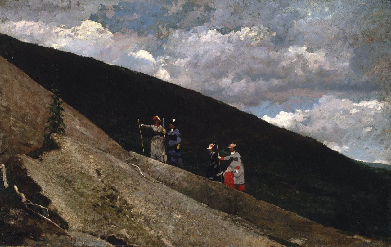 In montagna da Winslow Homer