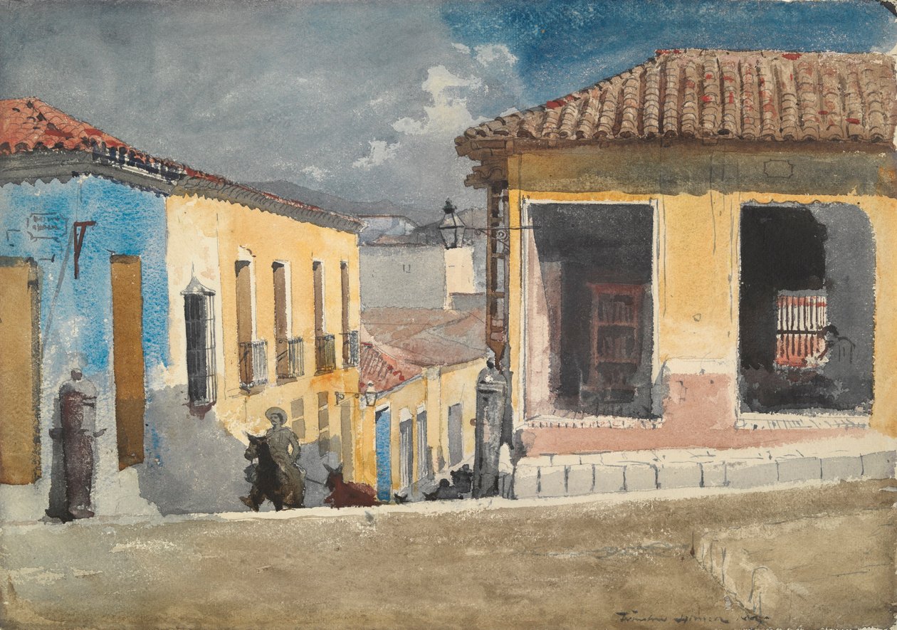 Scena di strada, Santiago de Cuba da Winslow Homer