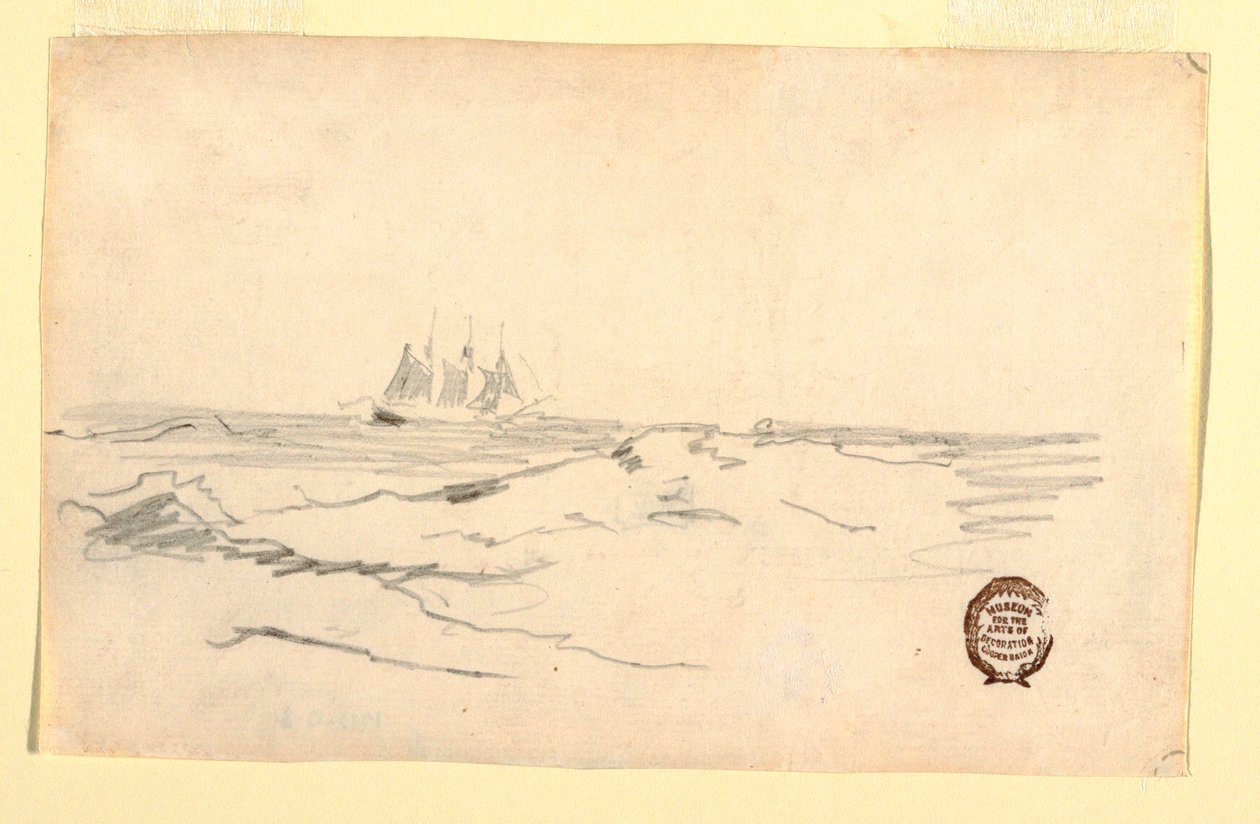 Schooner vicino a una costa rocciosa da Winslow Homer