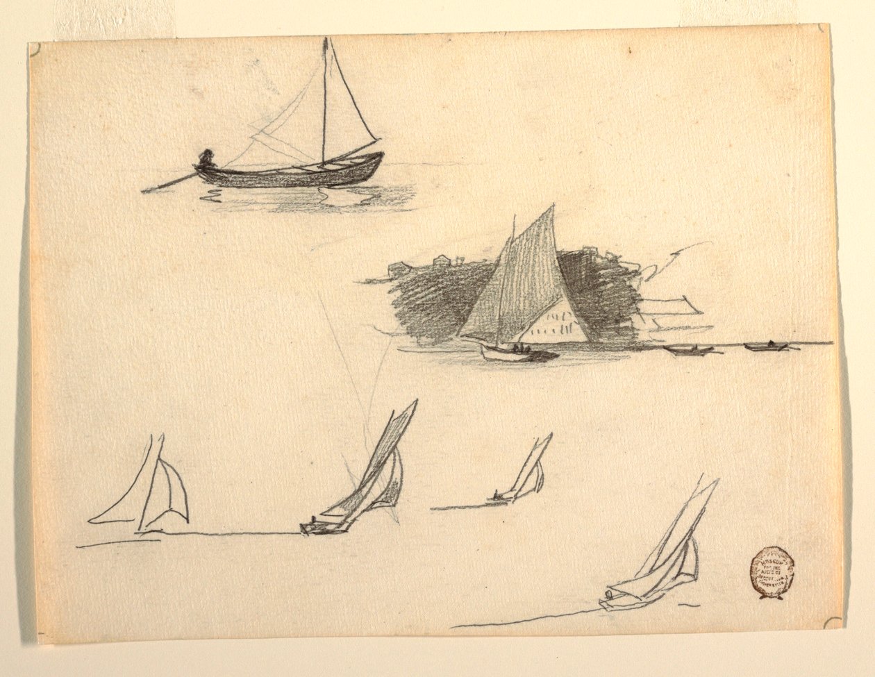 Sei studi di barche a vela da Winslow Homer