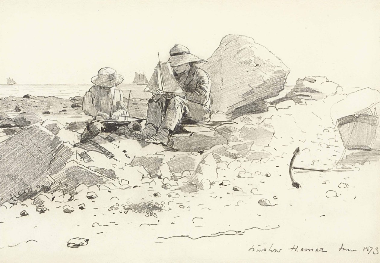 I costruttori di barche da Winslow Homer