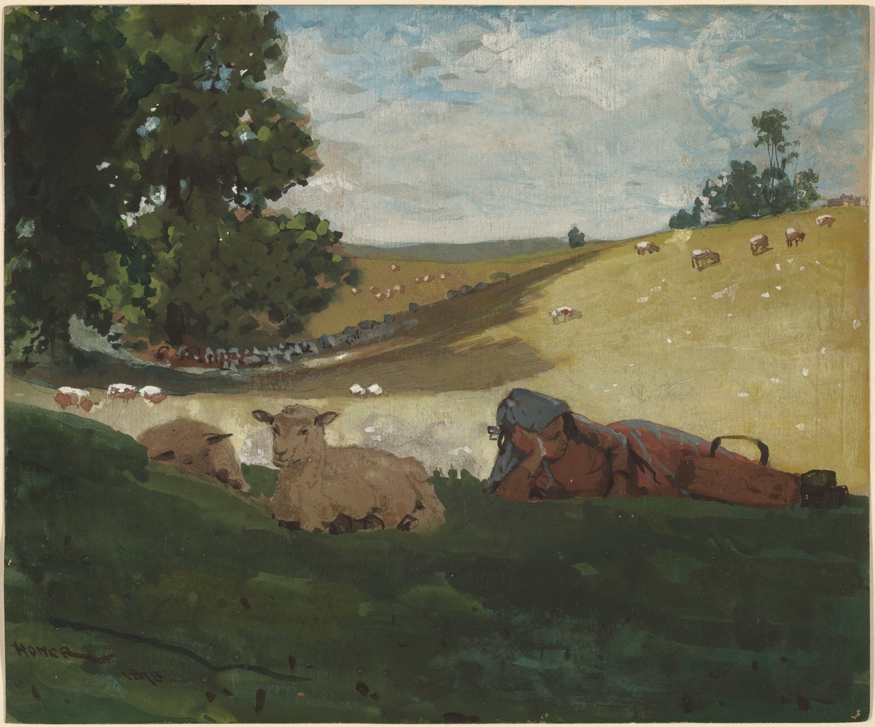 Pomeriggio Caldo (Pastorella) da Winslow Homer