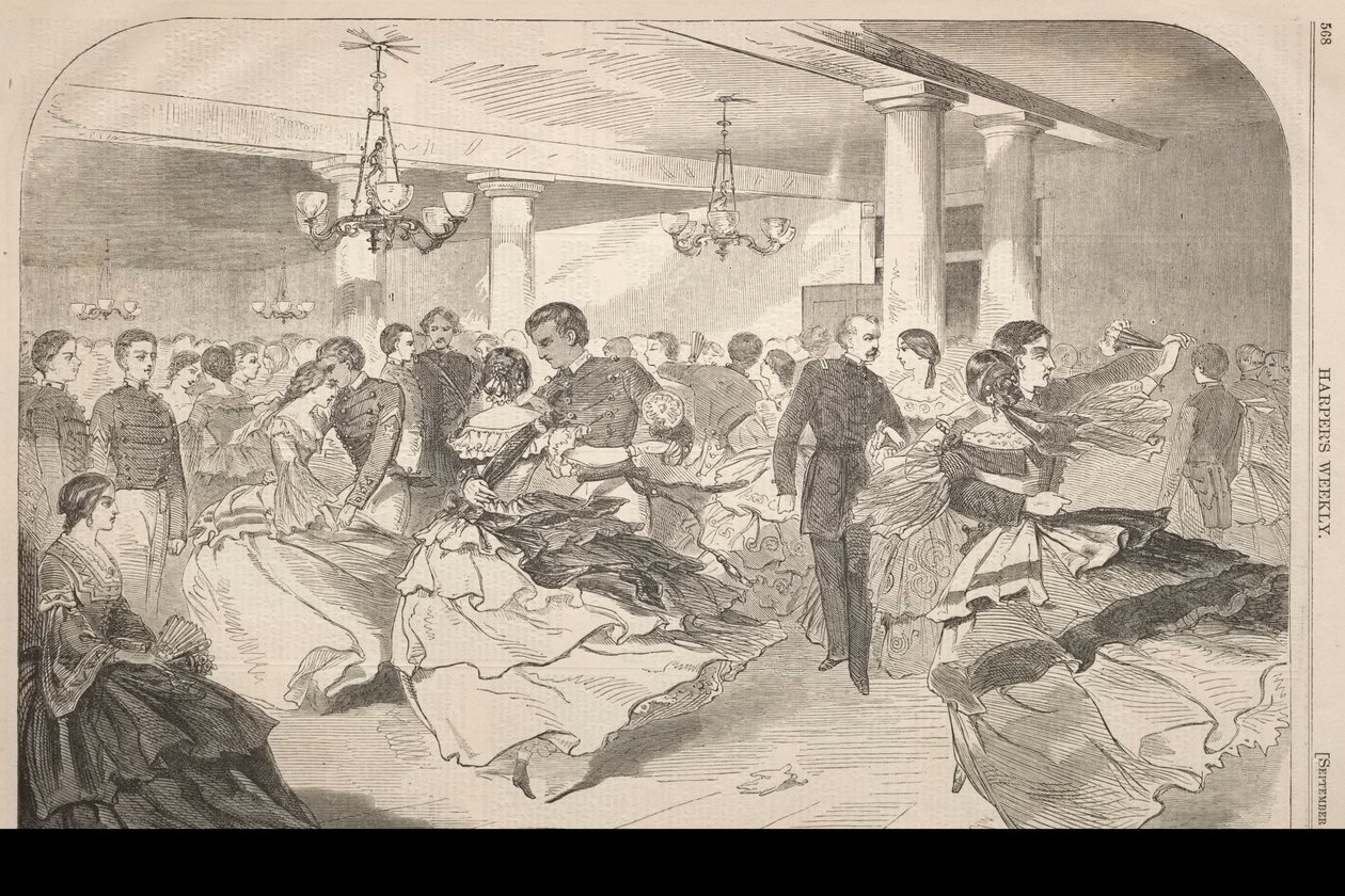 Un ballo dei cadetti a West Point da Winslow Homer
