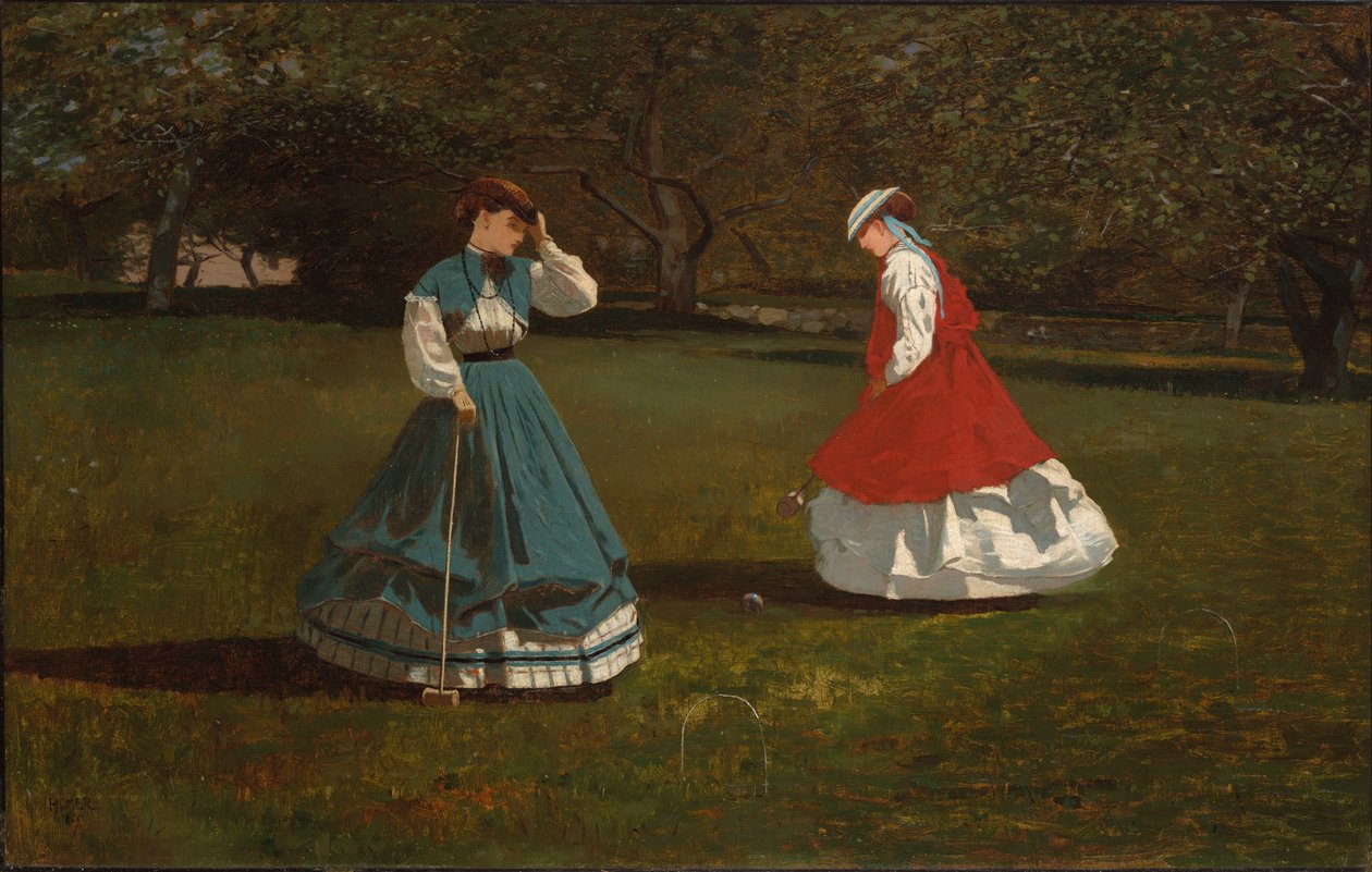 Una partita a croquet da Winslow Homer