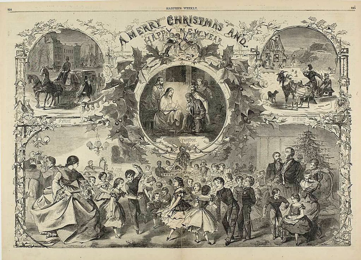 Buon Natale e felice anno nuovo da Winslow Homer