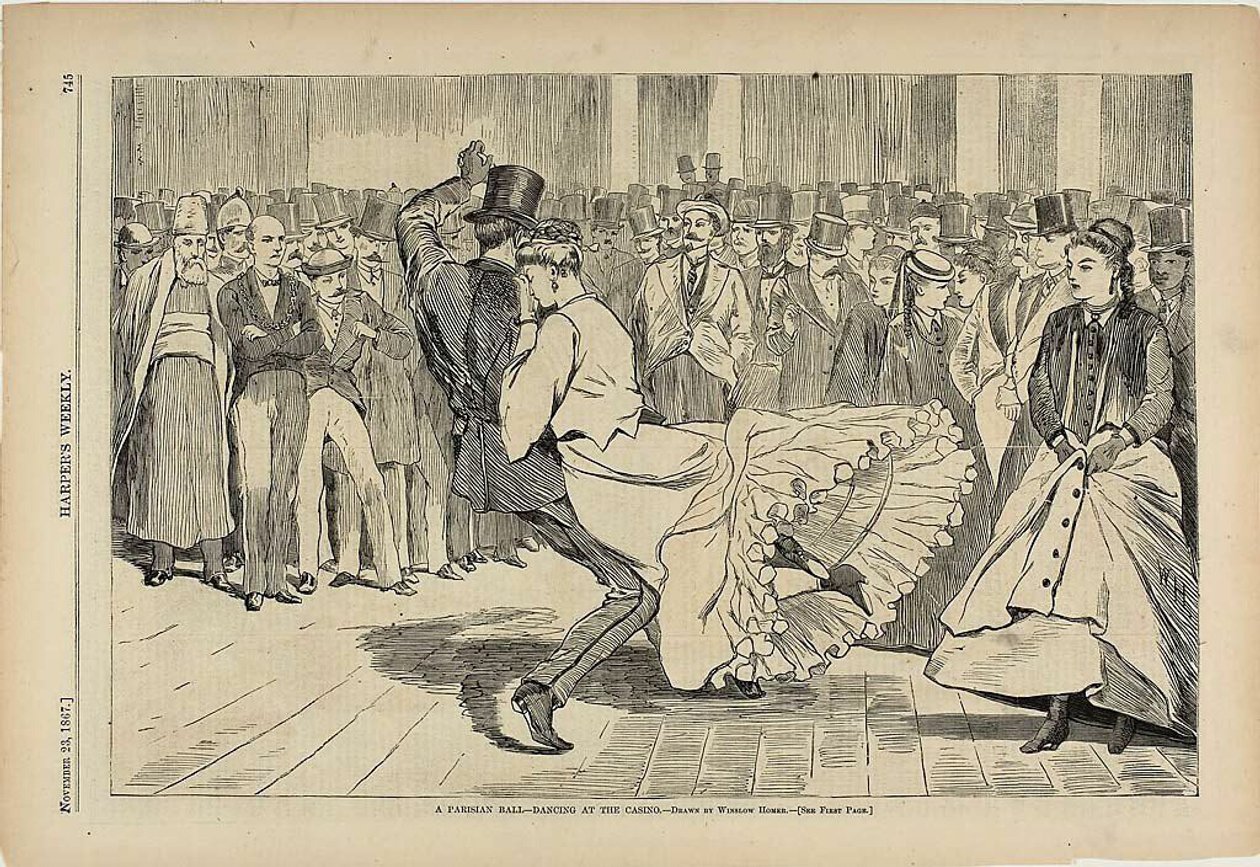 Un ballo parigino al casinò da Winslow Homer