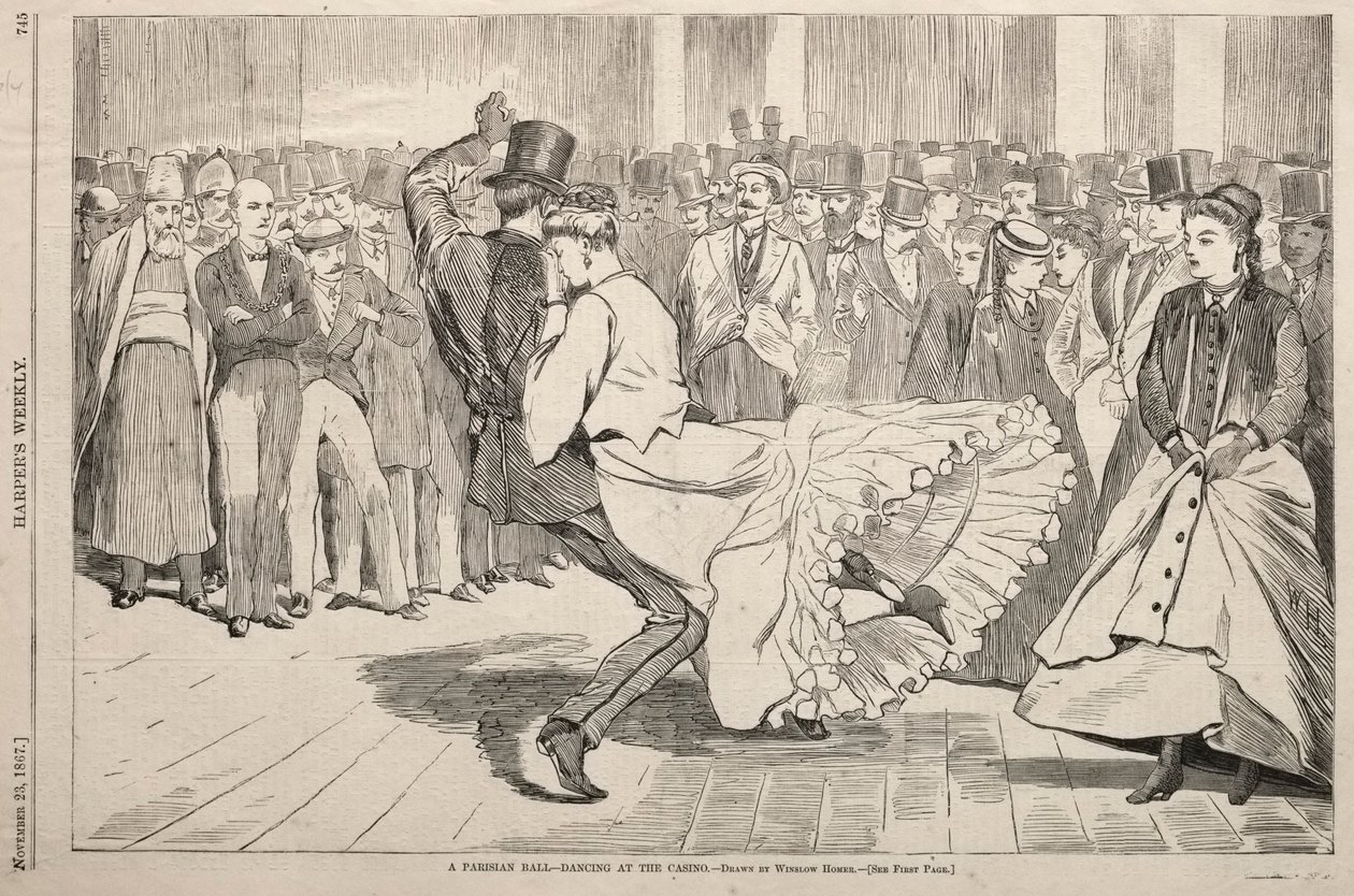 Un ballo parigino - Ballare al Casinò da Winslow Homer