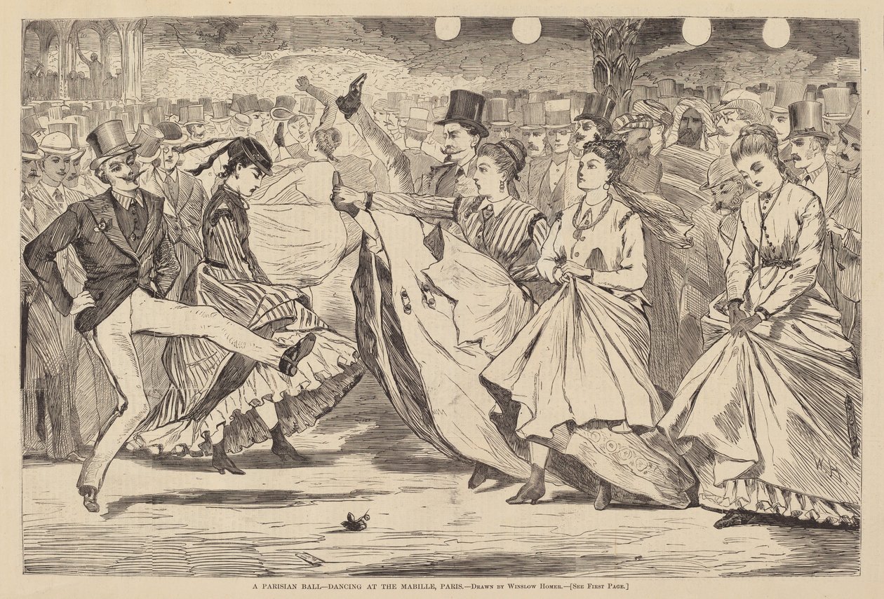 Un ballo parigino - Ballo al Mabille, Parigi da Winslow Homer