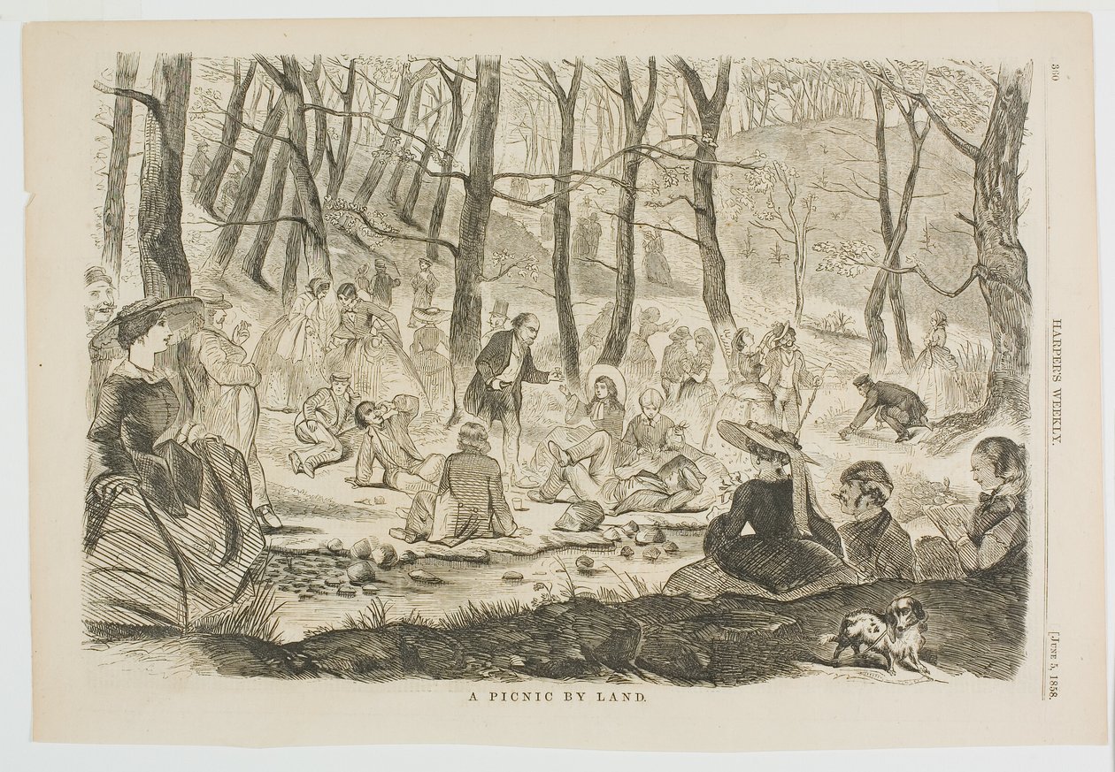 A Picnic By Land da Winslow Homer
