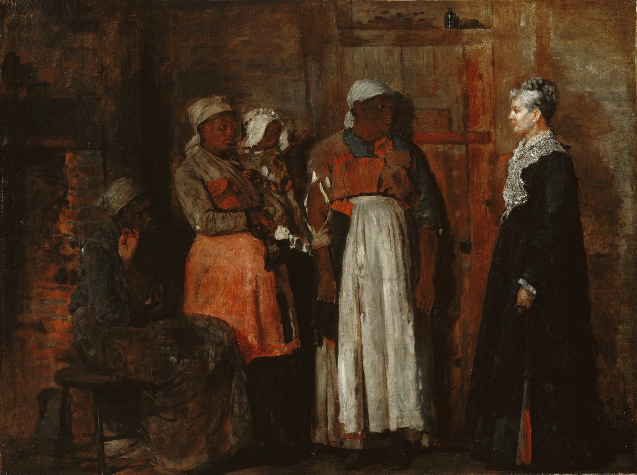 Una visita dalla vecchia padrona da Winslow Homer